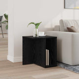 Tavolino Rovere Nero 37 x 32 x 40 cm Legno truciolato