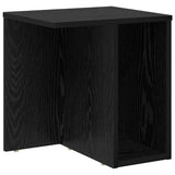 Tavolino Rovere Nero 37 x 32 x 40 cm Legno truciolato