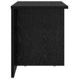 Tavolino Rovere Nero 37 x 32 x 40 cm Legno truciolato