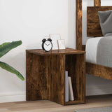 Tavolino 2 pcs Rovere fumé 37 x 32 x 40 cm Legno truciolato