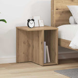 Tavolino 2 pz Rovere artigianale 37 x 32 x 40 cm