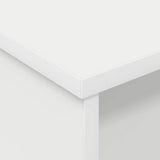Comodino Bianco 40 x 31 x 15 cm Legno truciolato