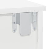 Comodino Bianco 40 x 31 x 15 cm Legno truciolato