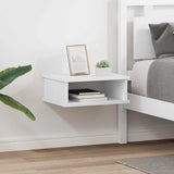 Comodino 2 pcs Bianco 40 x 31 x 15 cm Legno truciolato