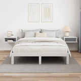 Comodino 2 pcs Bianco 40 x 31 x 15 cm Legno truciolato