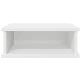 Comodino 2 pcs Bianco 40 x 31 x 15 cm Legno truciolato