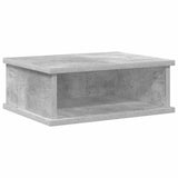 Comodino 2 pcs Grigio cemento 40 x 31 x 15 cm Legno truciolato