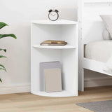 Tavolino Bianco 29,6 x 29,6 x 60 cm Legno truciolato