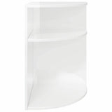 Tavolino Bianco Lucido 39,7 x 39,7 x 60 cm Legno truciolato
