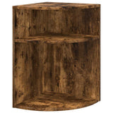 Tavolino Rovere fumé 39,7 x 39,7 x 60 cm Legno truciolato