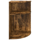 Tavolino Rovere fumé 39,7 x 39,7 x 60 cm Legno truciolato
