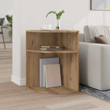 Tavolino Rovere artigianale 39,7 x 39,7 x 60 cm