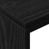 Scrivania Rovere Nero 109 x 50 x 78 cm Legno truciolato