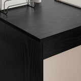 Scrivania Rovere Nero 109 x 50 x 78 cm Legno truciolato