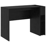 Scrivania Rovere Nero 109 x 50 x 78 cm Legno truciolato