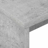 Scrivania Grigio cemento 109 x 50 x 78 cm Legno truciolato