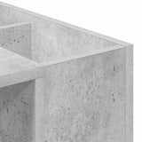 Scrivania Grigio cemento 109 x 50 x 78 cm Legno truciolato