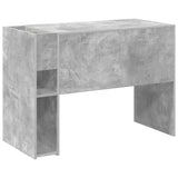 Scrivania Grigio cemento 109 x 50 x 78 cm Legno truciolato