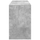 Scrivania Grigio cemento 109 x 50 x 78 cm Legno truciolato