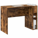 Scrivania Rovere fumé 109 x 50 x 78 cm Legno truciolato