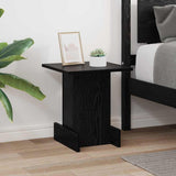 Tavolino Rovere Nero 35,5 x 35 x 40 cm Legno truciolato