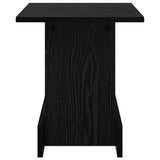 Tavolino Rovere Nero 35,5 x 35 x 40 cm Legno truciolato