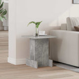 Tavolino Grigio cemento 35,5 x 35 x 40 cm Legno truciolato