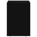 Comodino ELST Nero 29,5 x 33,5 x 50 cm Legno truciolato