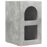 Comodino Grigio cemento 29,5 x 33,5 x 50 cm Legno truciolato