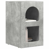 Comodino Grigio cemento 29,5 x 33,5 x 50 cm Legno truciolato