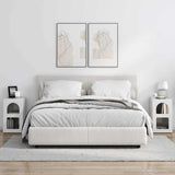 Comodino ELST 2 pz Bianco Lucido 29,5 x 33,5 x 50 cm