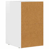 Comodino ELST 2 pz Bianco Lucido 29,5 x 33,5 x 50 cm