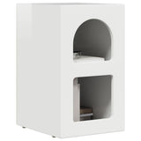 Comodino ELST 2 pz Bianco Lucido 29,5 x 33,5 x 50 cm