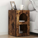 Comodino Rovere fumé 29,5 x 33,5 x 50 cm Legno truciolato