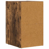 Comodino 2 pcs Rovere fumé 29,5 x 33,5 x 50 cm