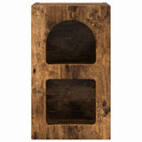 Comodino 2 pcs Rovere fumé 29,5 x 33,5 x 50 cm