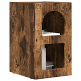 Comodino 2 pcs Rovere fumé 29,5 x 33,5 x 50 cm
