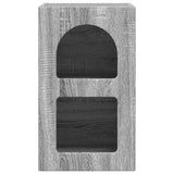 Comodino ELST 2 pz Grigio Sonoma 29,5 x 33,5 x 50 cm