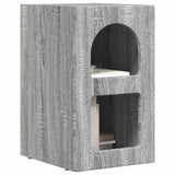 Comodino ELST 2 pz Grigio Sonoma 29,5 x 33,5 x 50 cm