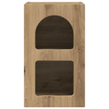Comodino ELST 2 pz Rovere artigianale 29,5 x 33,5 x 50 cm