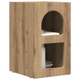 Comodino ELST 2 pz Rovere artigianale 29,5 x 33,5 x 50 cm