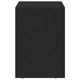 Comodino ELST Nero 40 x 35 x 50 cm Legno truciolato