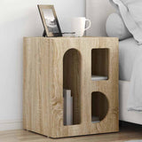 Comodino 2 pcs Rovere Sonoma 40 x 35 x 50 cm Legno truciolato