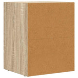 Comodino 2 pcs Rovere Sonoma 40 x 35 x 50 cm Legno truciolato