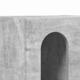 Comodino ELST Grigio cemento 40 x 35 x 50 cm Legno truciolato