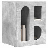 Comodino ELST Grigio cemento 40 x 35 x 50 cm Legno truciolato