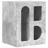 Comodino ELST 2 pz Grigio cemento 40 x 35 x 50 cm