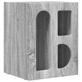 Comodino ELST Grigio Sonoma 40 x 35 x 50 cm Legno truciolato