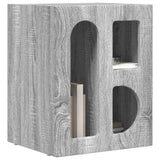 Comodino ELST Grigio Sonoma 40 x 35 x 50 cm Legno truciolato