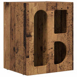 Comodino ELST 2 pz Legno vecchio 40 x 35 x 50 cm
